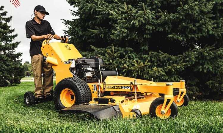 Walk-behind lawn mowers